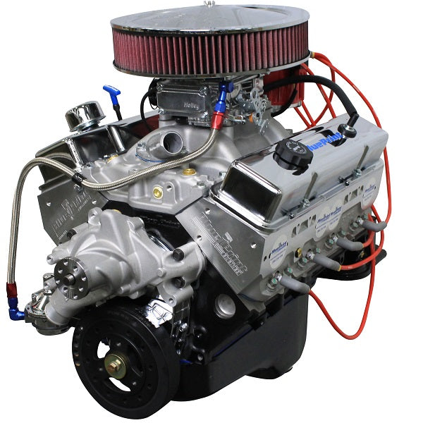 New BluePrint Small Block GM 350 c.i. drop in ready Crate Engine - dressed longblock w/ carb - BP350CTCD